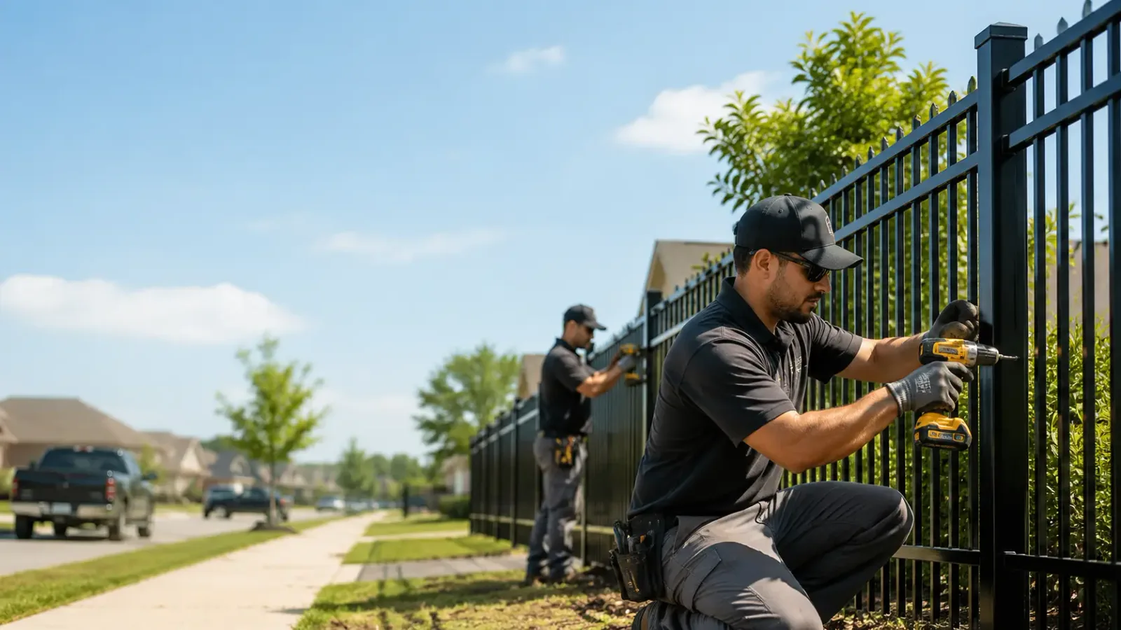 Metal Fence Installation in Bennington, OK